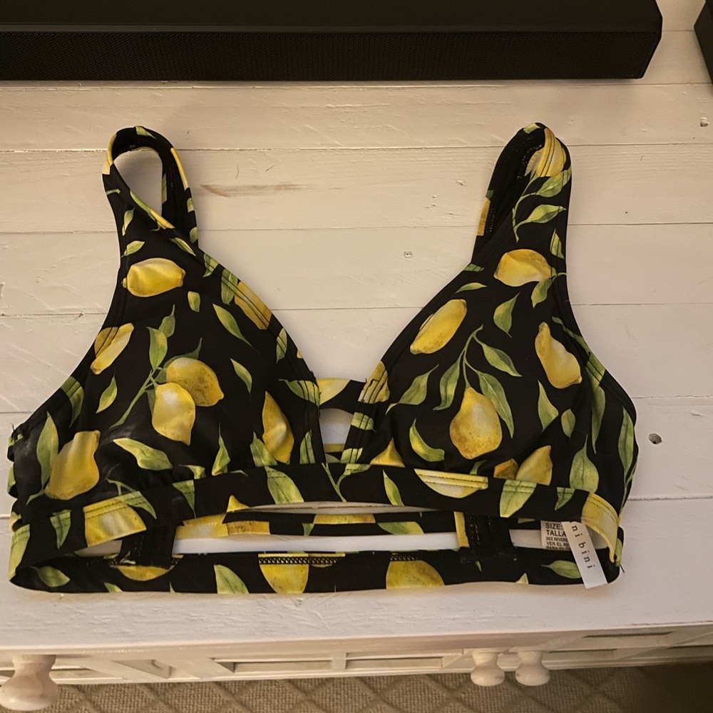 Gianni Bini Lemon Bikini Top